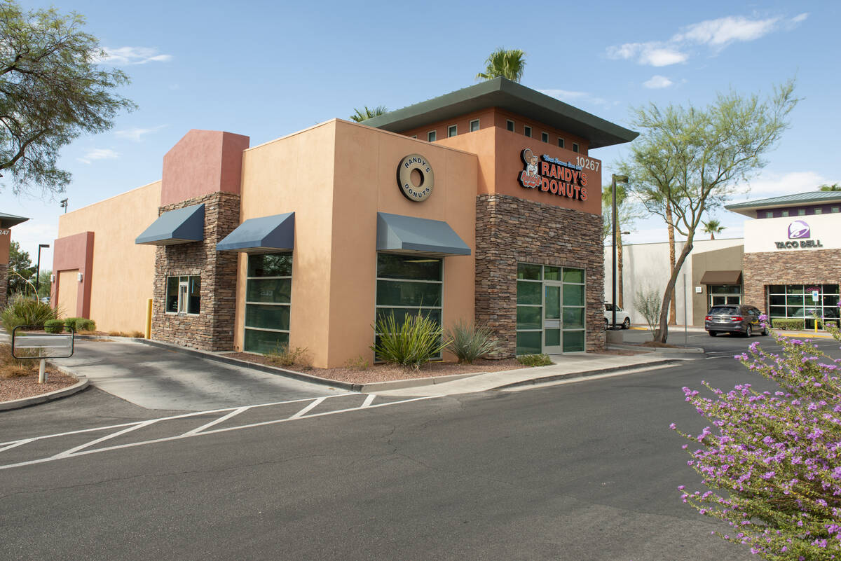 A new Randy' Donuts location on West Charleston Boulevard on Wednesday, Aug. 24, 2022, in Las V ...