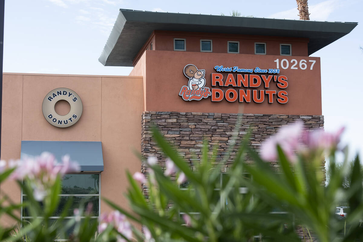 A new Randy' Donuts location on West Charleston Boulevard on Wednesday, Aug. 24, 2022, in Las V ...