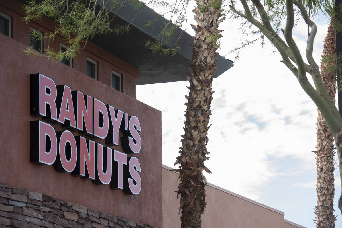 A new Randy' Donuts location on West Charleston Boulevard on Wednesday, Aug. 24, 2022, in Las V ...