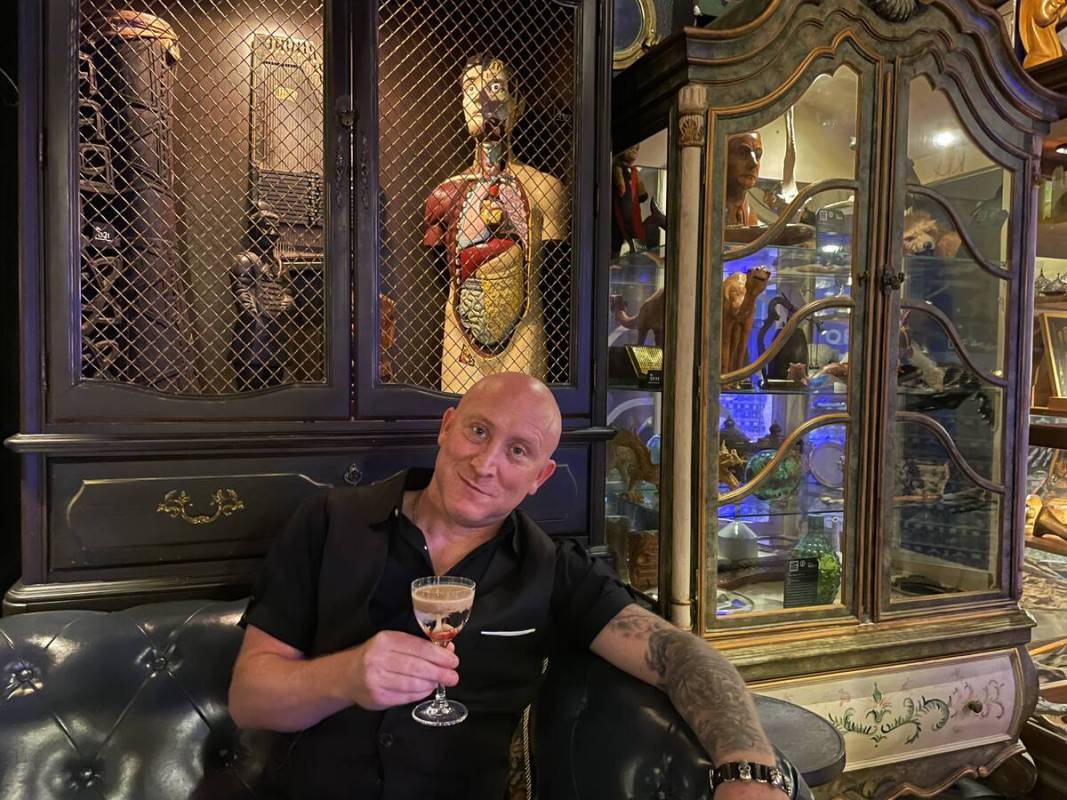 Chef Daniel Ponksy is chief mixologist of The Cabinet of Curiosities bar in Bally's. He created ...