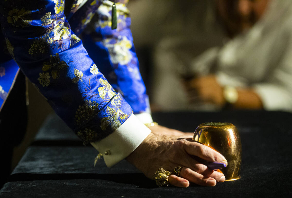 The Magician of The Magician's Study performs on Saturday, Aug. 27, 2022, in Las Vegas. (Chase ...
