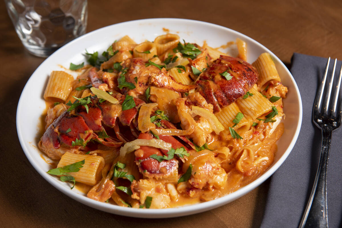 Robert Moore, chef and owner of Rosa Ristorante, prepares the restaurant's Rigatoni Alla Vodka ...