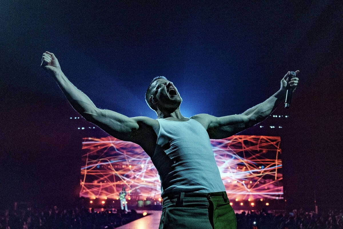 Dan Reynolds and Imagine Dragons headline Allegiant Stadium on Saturday in support of new doubl ...