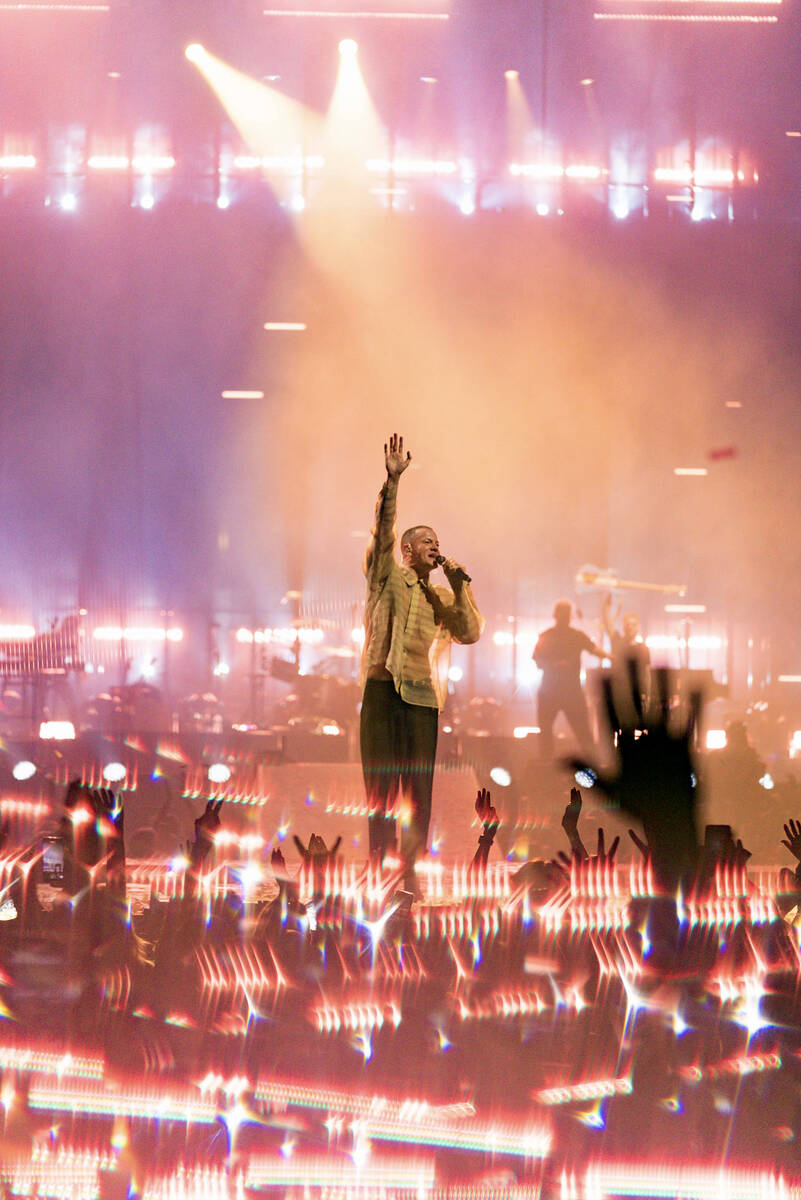 Dan Reynolds and Imagine Dragons headline Allegiant Stadium on Saturday in support of new doubl ...