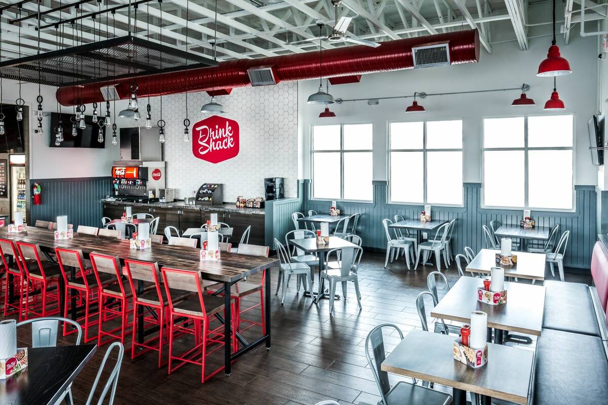 The inside of a Slim Chickens restaurant. (Slim Chickens)