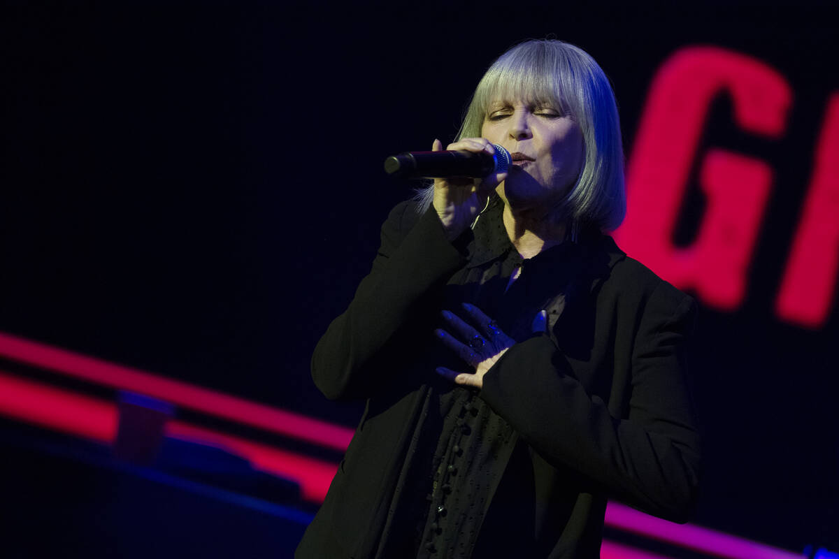 Pat Benatar is shown at the reopening of Pearl Concert Theater at the Palms on Saturday, Sept. ...
