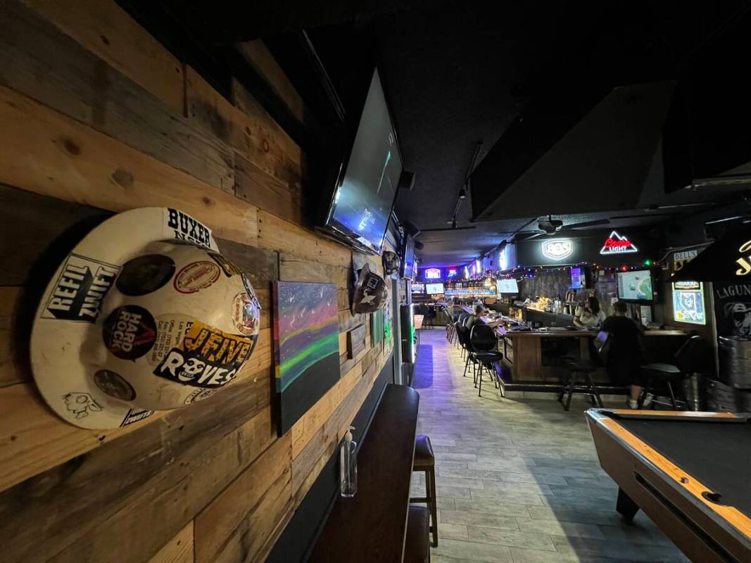A look inside Hard Hat Lounge, which has been purchased by Las Vegas rock musician Frankie Sido ...