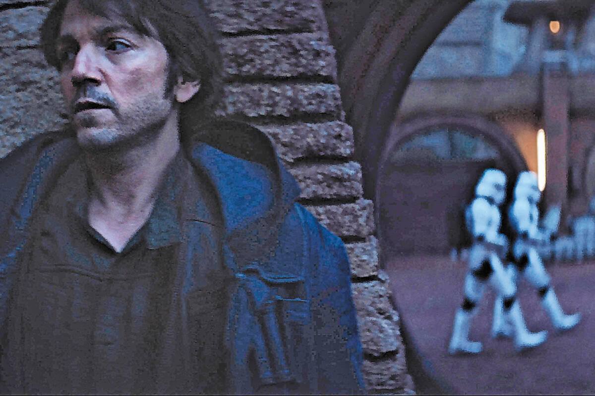 Cassian Andor (Diego Luna) in Lucasfilm's ANDOR, exclusively on Disney+. (Lucasfilm Ltd.)