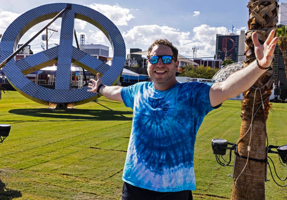 Craig Asher Nyman, head of music and live performances at Life is Beautiful, poses for a photo ...