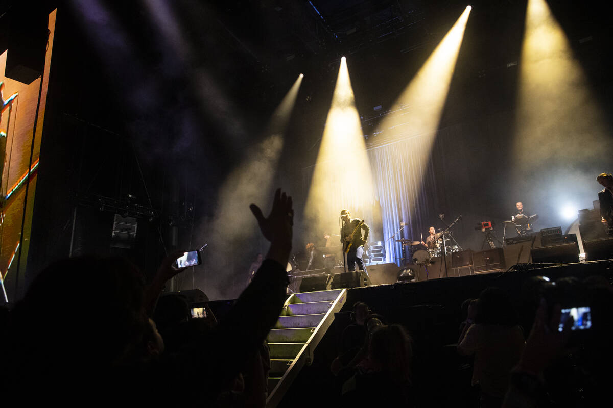 The Arctic Monkeys perform during the first day of the Life is Beautiful festival on Friday, Se ...