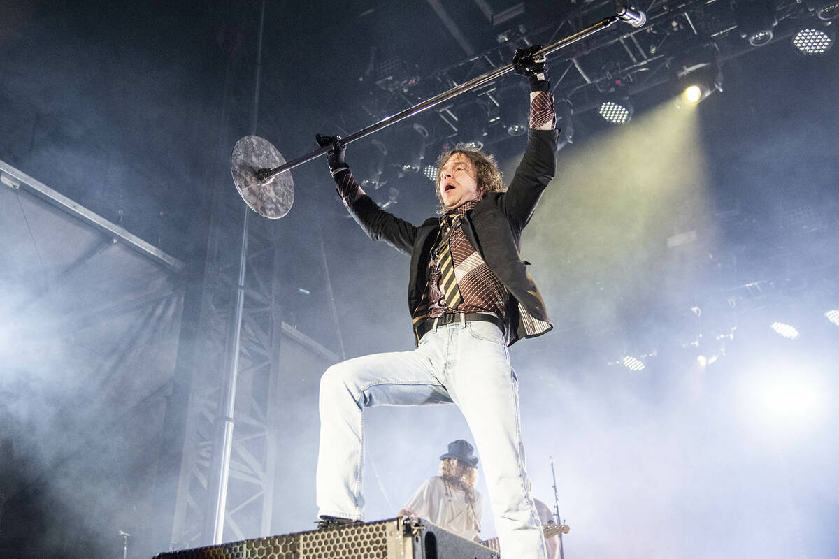 Matt Shultz of Cage The Elephant performs at the All In Music & Arts Festival at the Indian ...