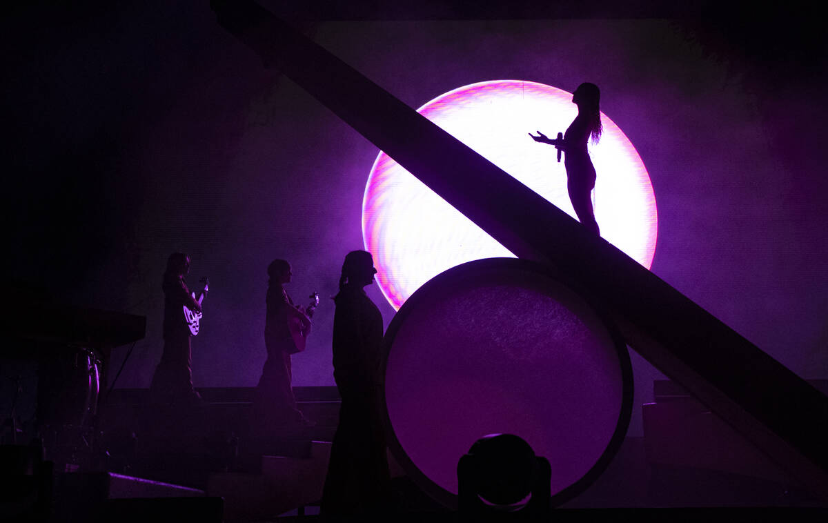 Lorde performs during of the Life is Beautiful festival on Saturday, Sept. 17, 2022, in downtow ...