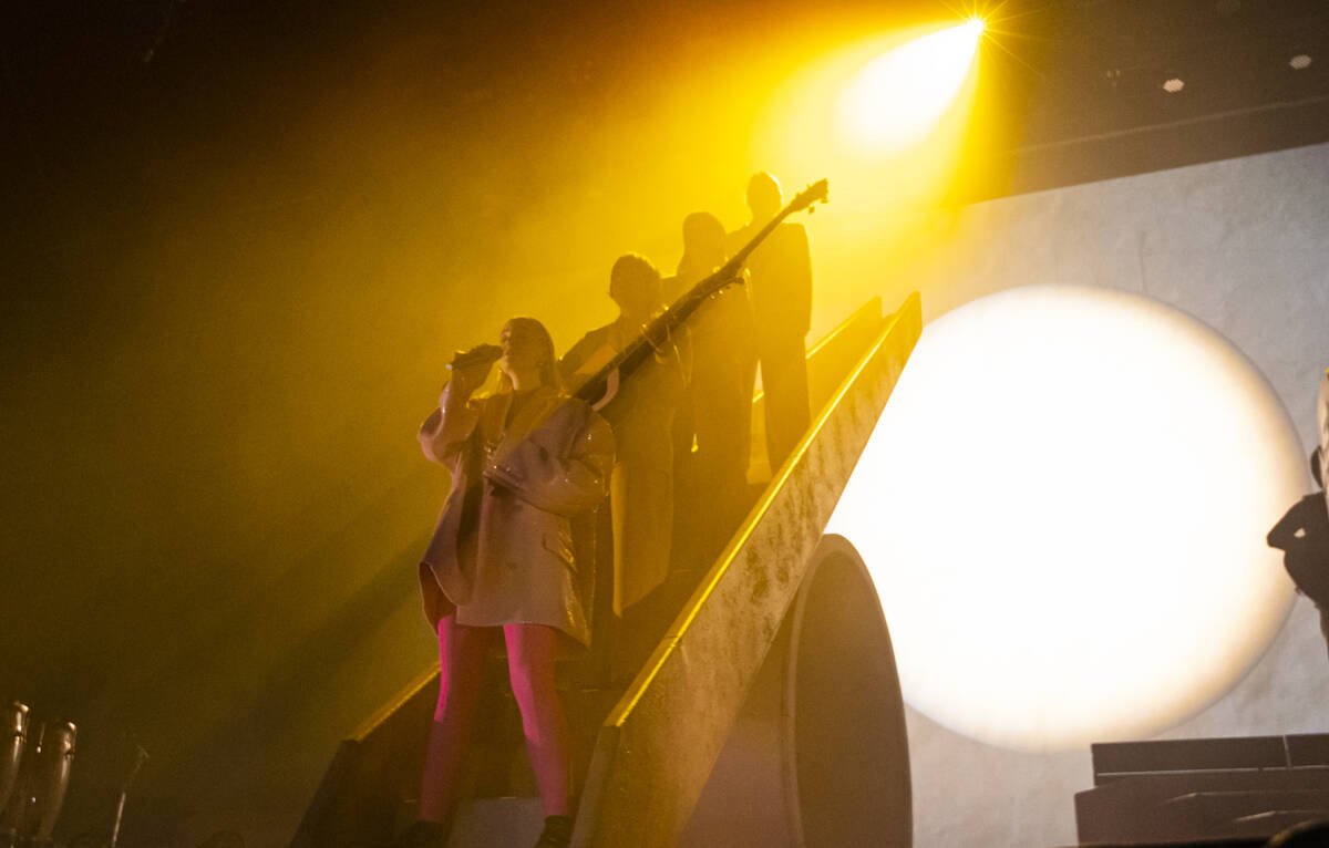 Lorde performs during of the Life is Beautiful festival on Saturday, Sept. 17, 2022, in downtow ...