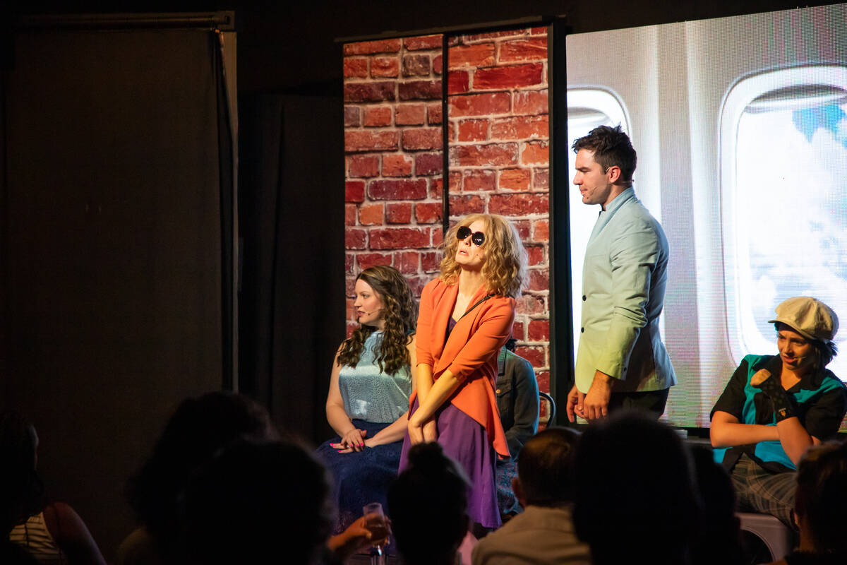 Erin Blastar, Nicole Unger, Luke Striffler and McKena Silva perform in a new musical parody of ...