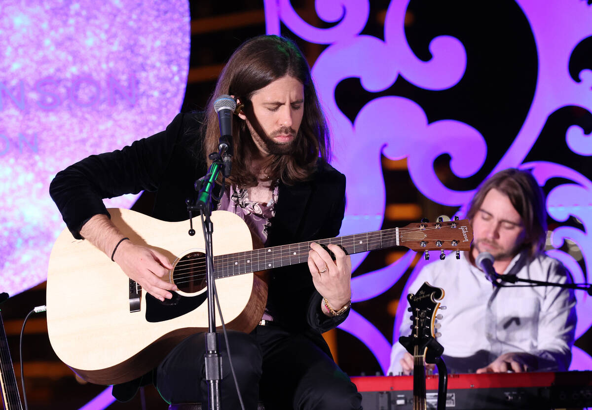 Wayne Sermon of Imagine Dragons performs during Imagine Dragons' Eighth Annual Tyler Robinson F ...