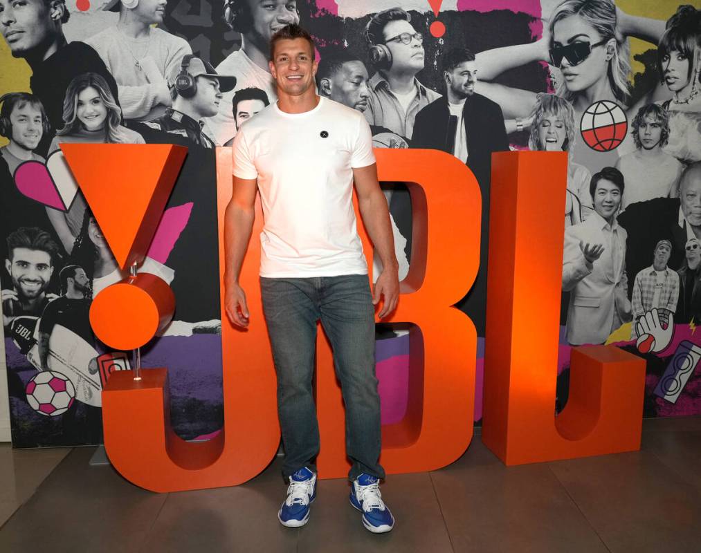 Rob Gronkowski, former professional football player and 4x champion, vibing at the House of JBL ...