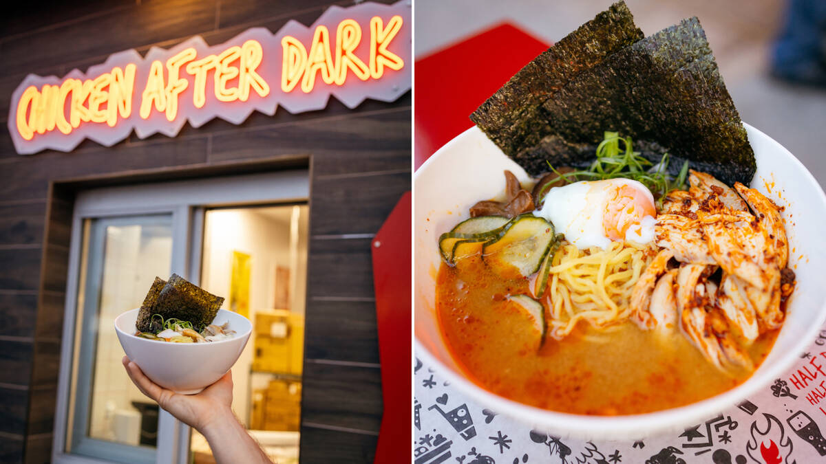 Half Bird Chicken & Beer in Las Vegas' Chinatown offers ramen late on weekends from its walk-up ...