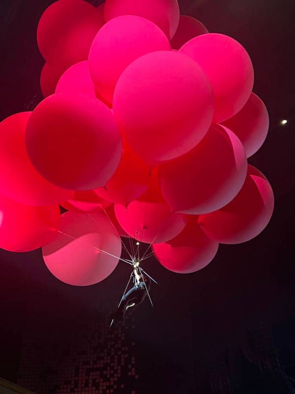 David Blaine is shown on opening night of his "In Spades" show at The Theatre at Resorts World ...
