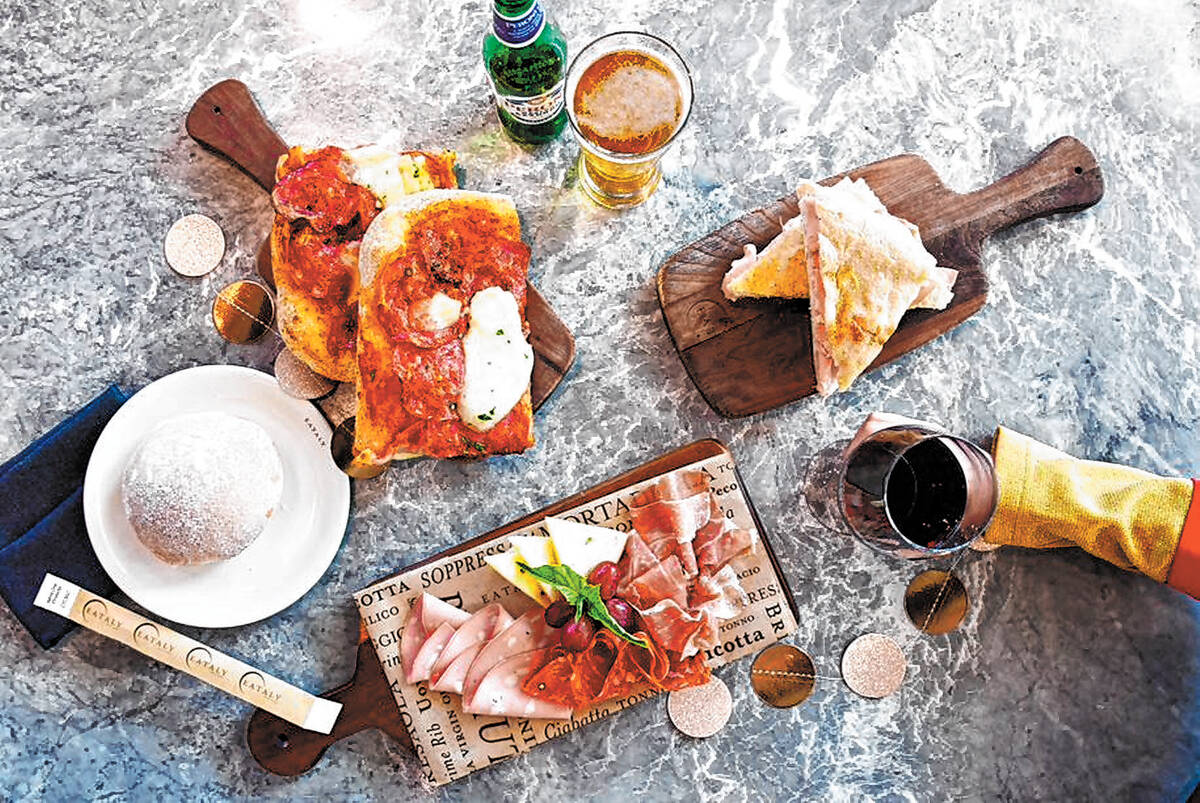 Eataly in Park MGM on the Las Vegas Strip is offering all-you-enjoy food and drink with VGK Tai ...
