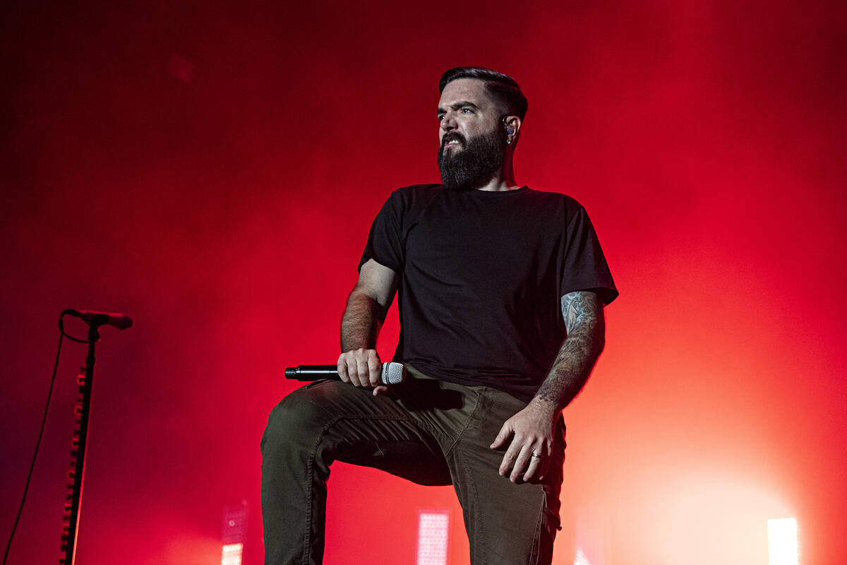 Jerry McKinnon of A Day to Remember performs at Inkcarceration Music and Tattoo Festival on Sat ...