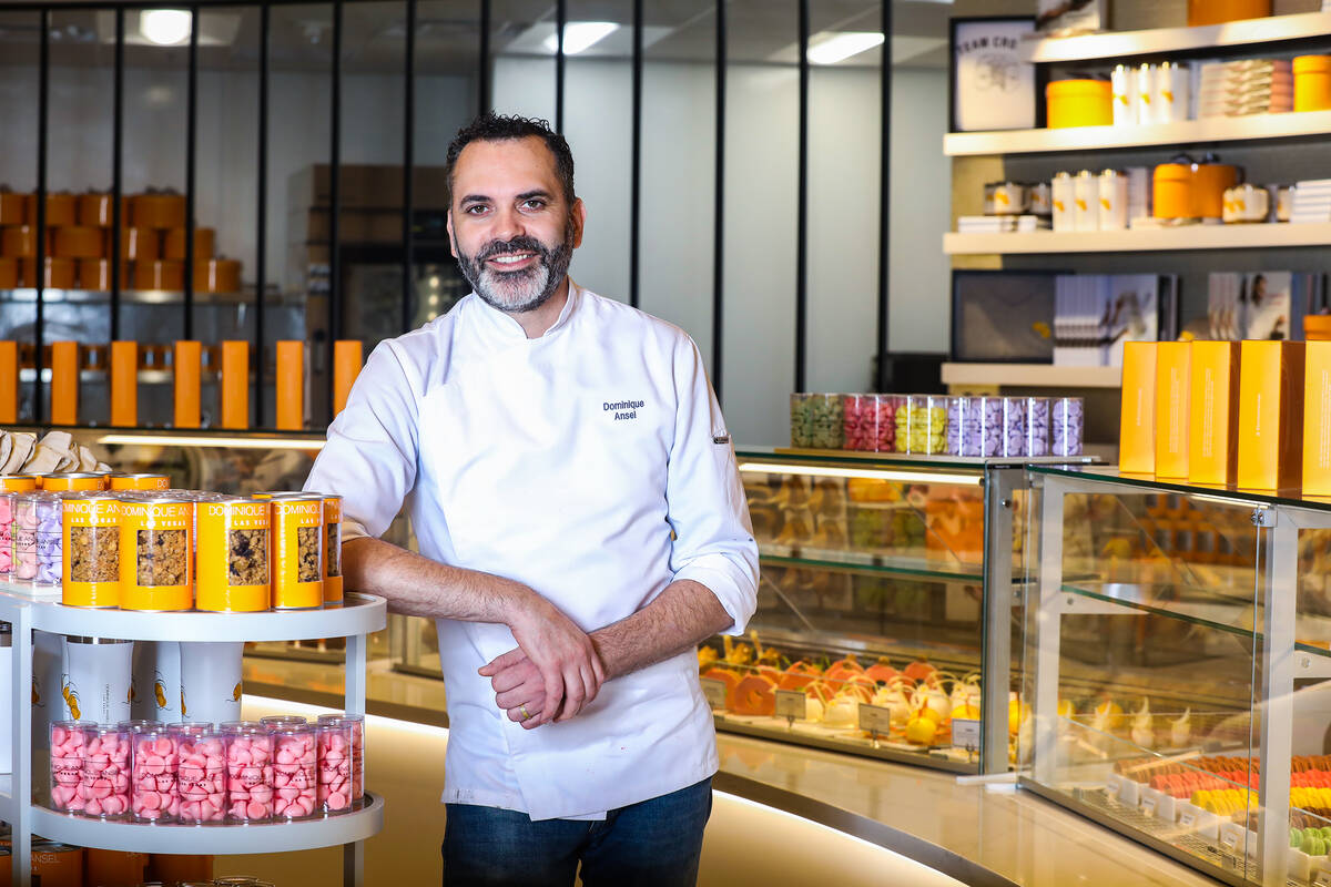 French pastry chef Dominique Ansel at his new bakery in Caesars Palace in Las Vegas, Monday, Oc ...