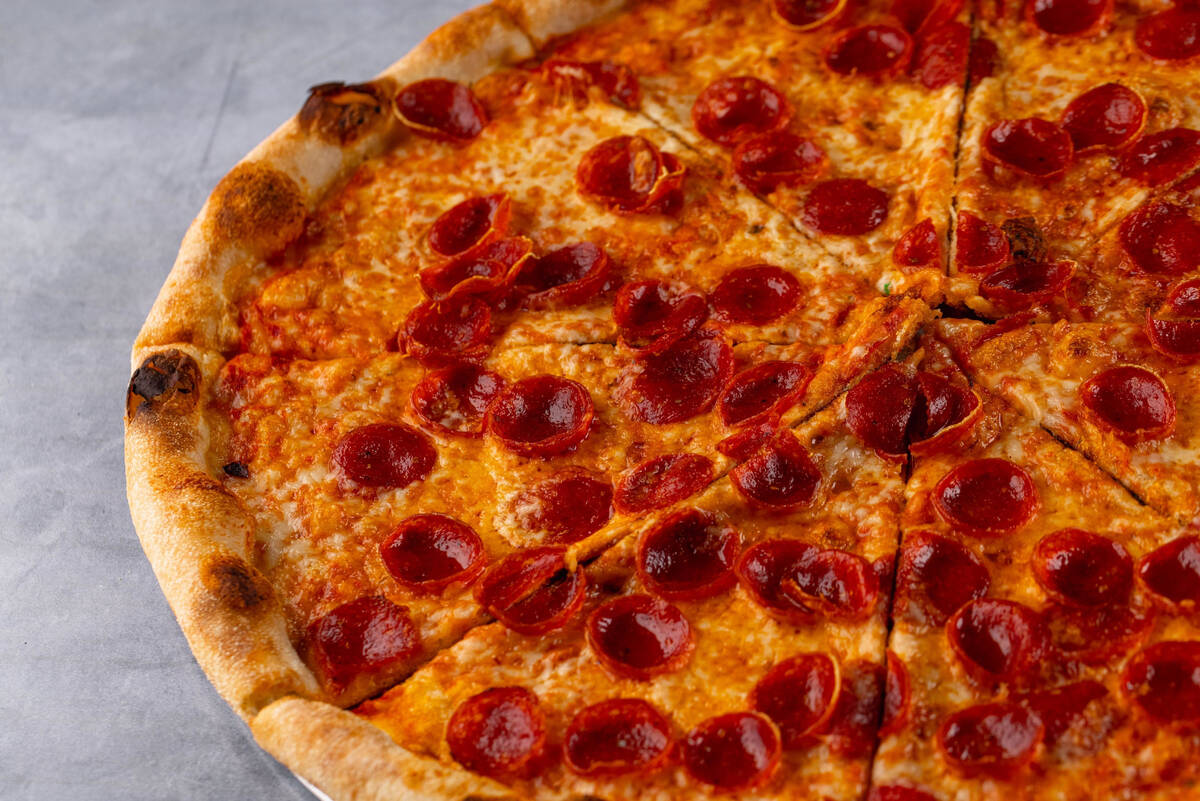 Pepperoni pizza from Pizzaoki, the pizzeria that Steve Aoki, the electronic dance music DJ and ...