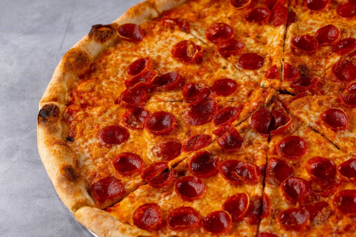 Pepperoni pizza from Pizzaoki, the pizzeria that Steve Aoki, the electronic dance music DJ and ...