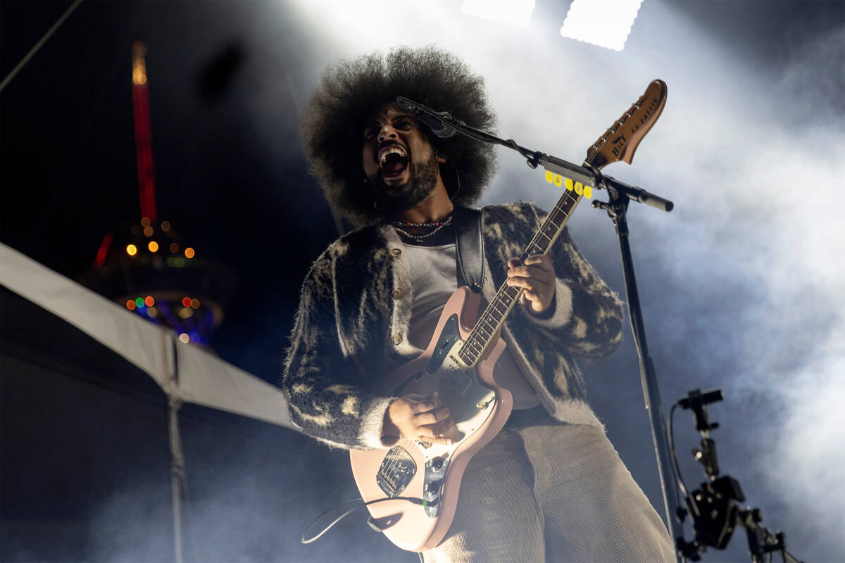 Paramore performs during When We Were Young music festival at the Las Vegas Festival Grounds on ...