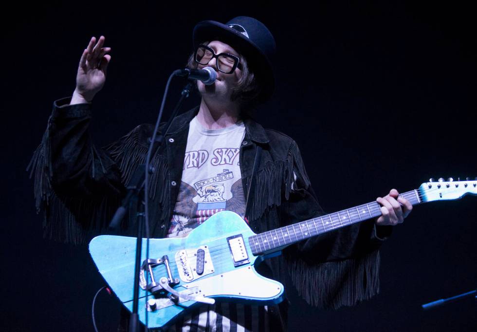 Aaron Lee Tasjan performs in concert as the opening act for Greta Van Fleet during their " ...