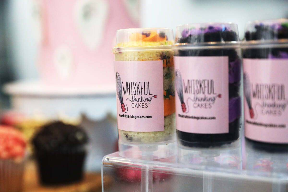 Cake pops at Whiskful Thinking Cakes in Las Vegas, Thursday, Oct. 13, 2022. (Rachel Aston/Las V ...