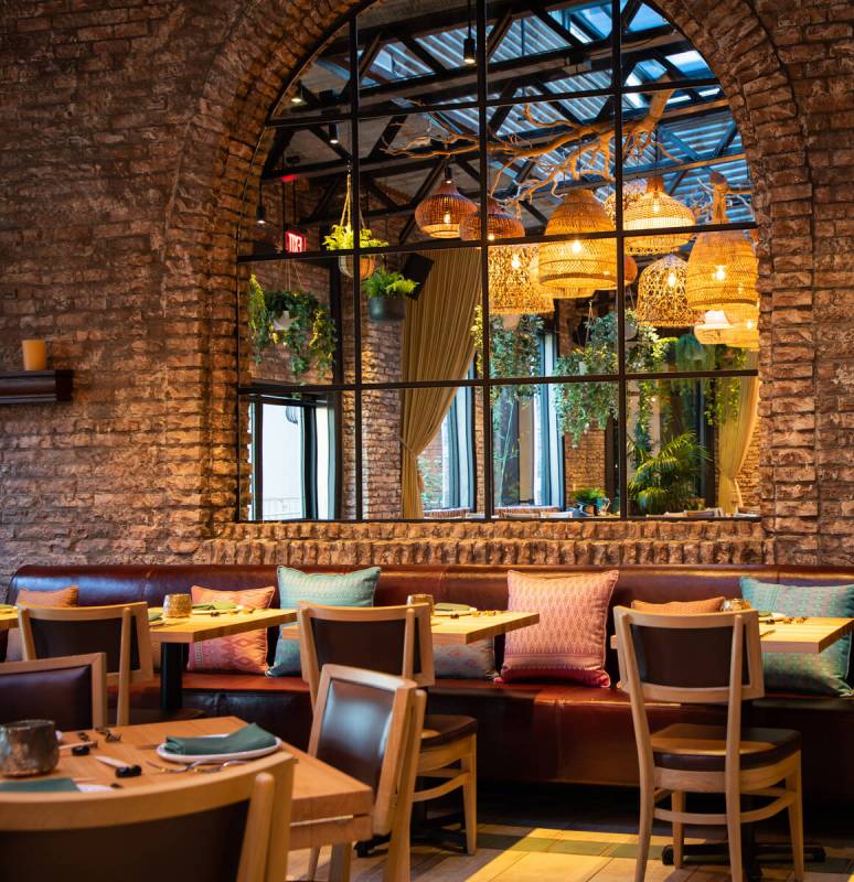 One of the dining rooms of the new Lotus of Siam restaurant in Red Rock Resort on Saturday, Nov ...