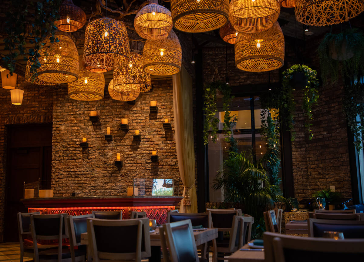 One of the dining rooms of the new Lotus of Siam restaurant in Red Rock Resort on Saturday, Nov ...