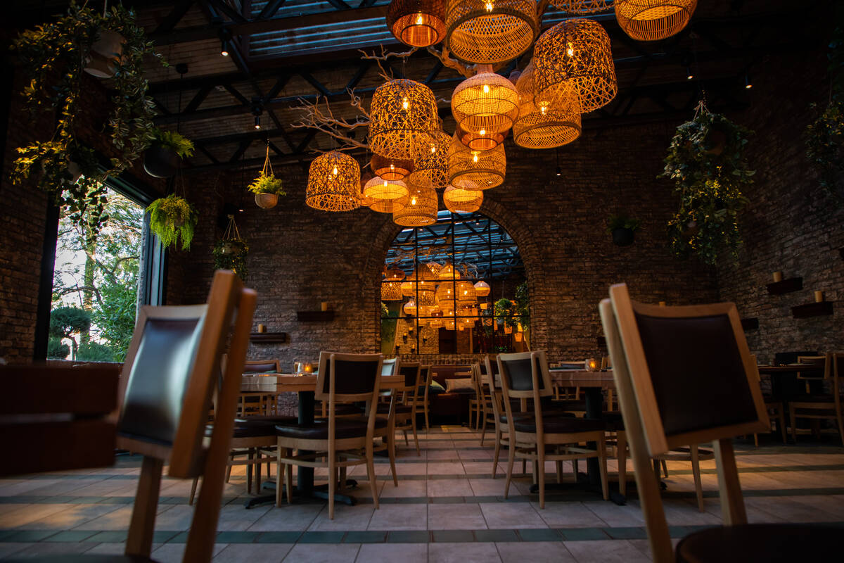 One of the dining rooms of the new Lotus of Siam restaurant in Red Rock Resort on Saturday, Nov ...