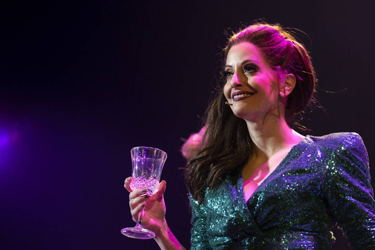 Anne Martinez performs as Sloane in “Bat Out of Hell—The Musical” at Paris ...
