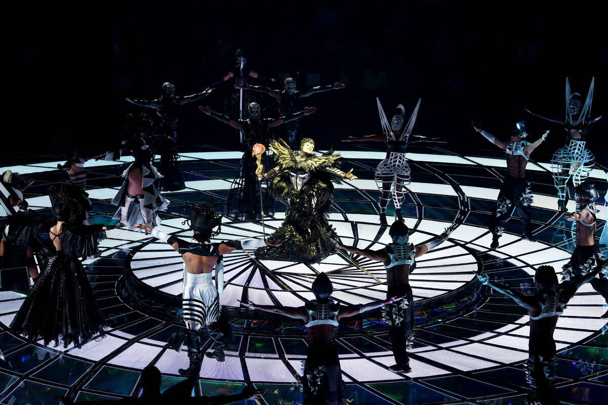 The premiere of Awakening at Wynn Las Vegas on Nov. 7, 2022, in Las Vegas, Nevada. (Denise Trus ...
