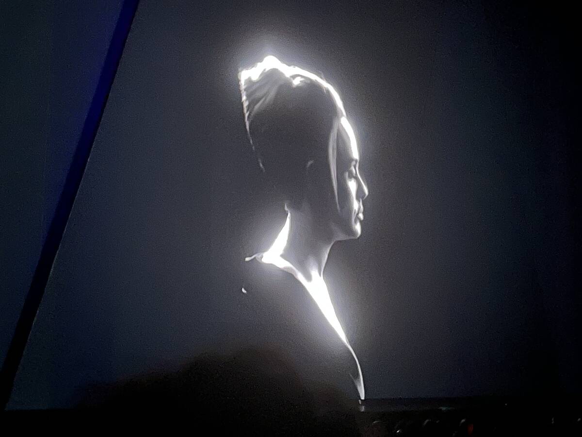 Adele is shown on opening night of "Weekends With Adele" at the Colosseum at Caesars Palace on ...