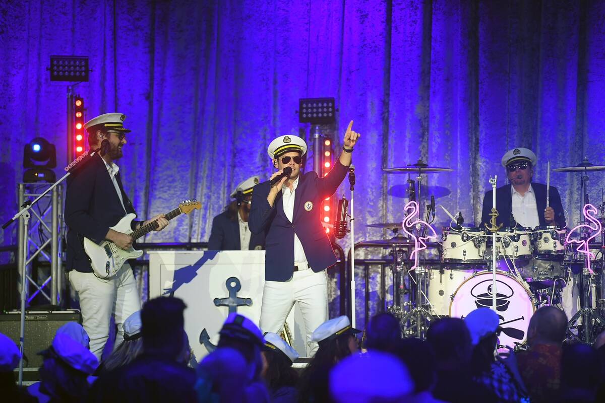 The L.A.-based tribute band Yatchtley Crew is shown at Kaos at the Palms on Friday, Nov. 18, 20 ...