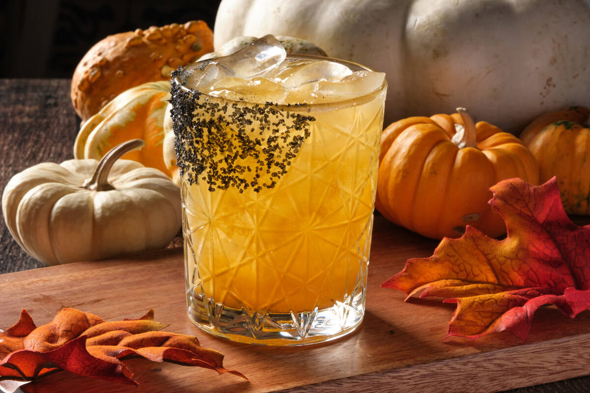 A Drunkin' Pumpkin cocktail from Peyote in downton Las Vegas. (Peyote)