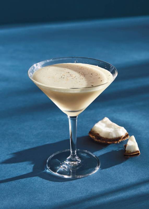 A Coconut Eggnog Martini from Tommy Bahama Marlin Bar in Las Vegas. (Tommy Bahama)