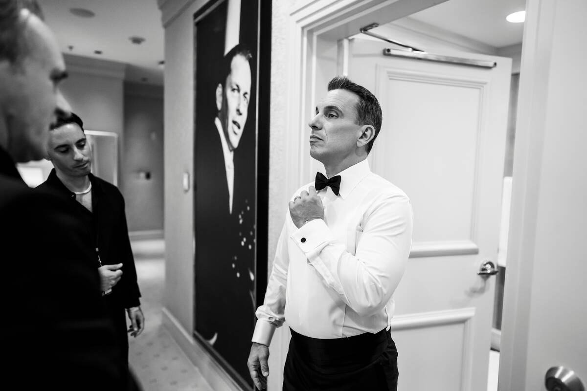 Sebastian Maniscalco is shown during the taping of his Netflix concert special "Is It Me?" at E ...