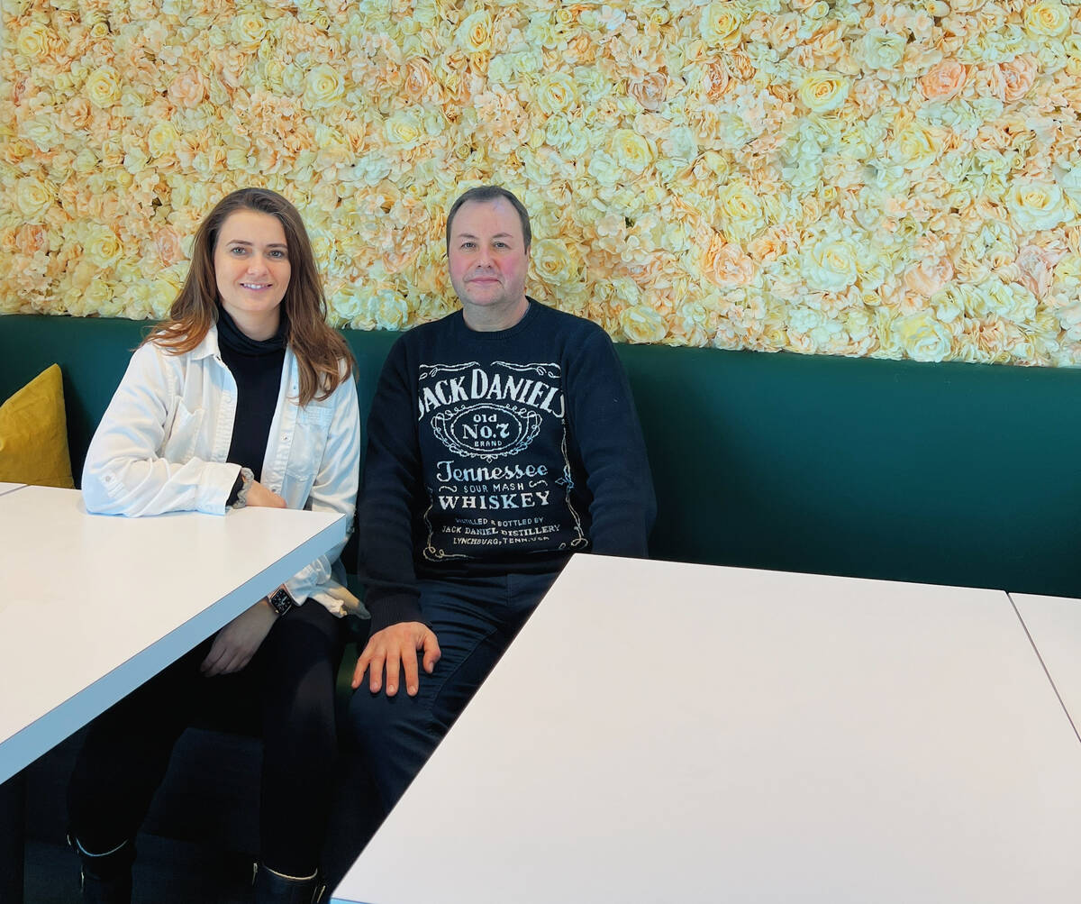 Emily Palmer, left, and Patrick Littlejohn, owners of the new Lemon Tree Cafe & Market in the E ...