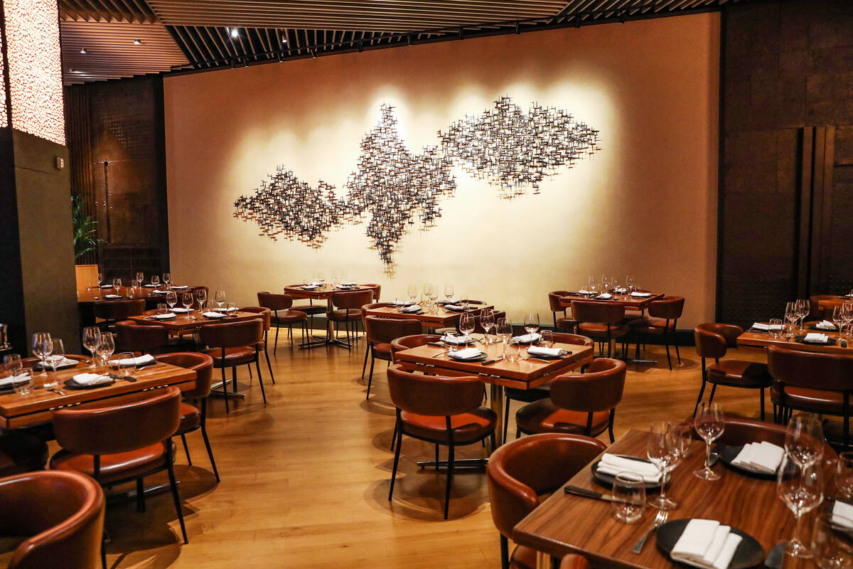 Michael Mina’s StripSteak at Mandalay Bay in Las Vegas, Wednesday, Jan. 4, 2023. (Rachel ...
