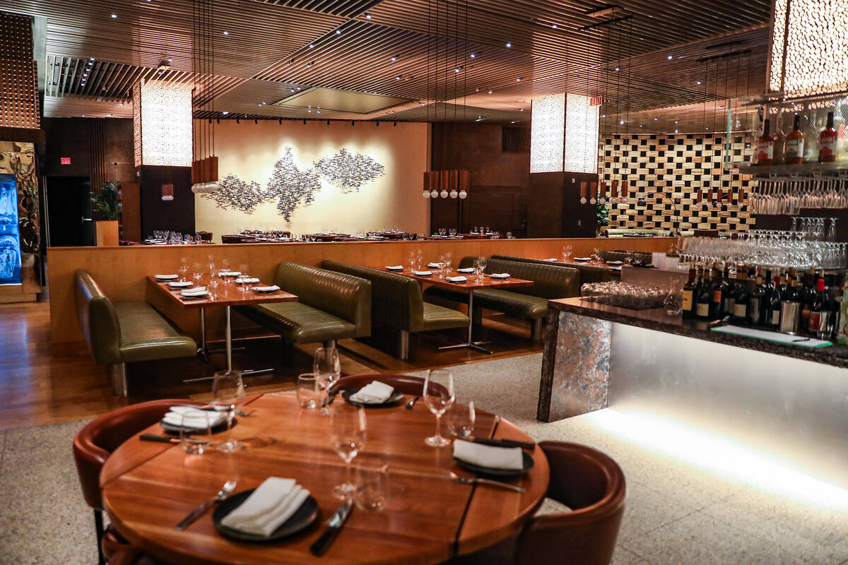 Michael Mina’s StripSteak at Mandalay Bay in Las Vegas, Wednesday, Jan. 4, 2023. (Rachel ...