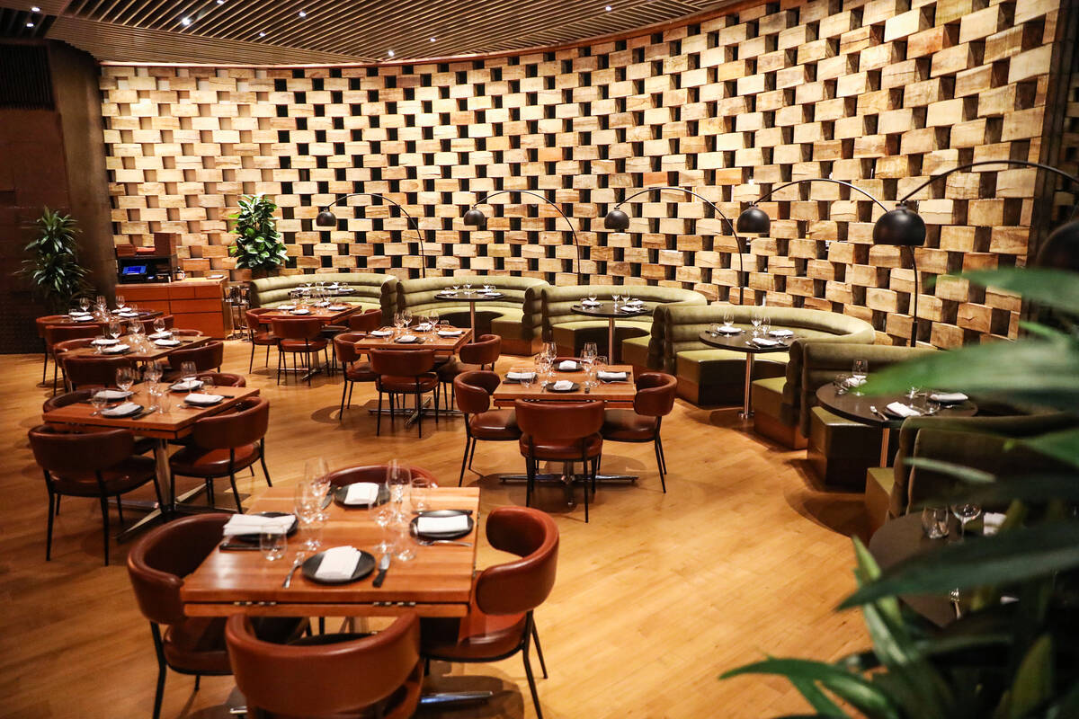 Michael Mina’s StripSteak at Mandalay Bay in Las Vegas, Wednesday, Jan. 4, 2023. (Rachel ...