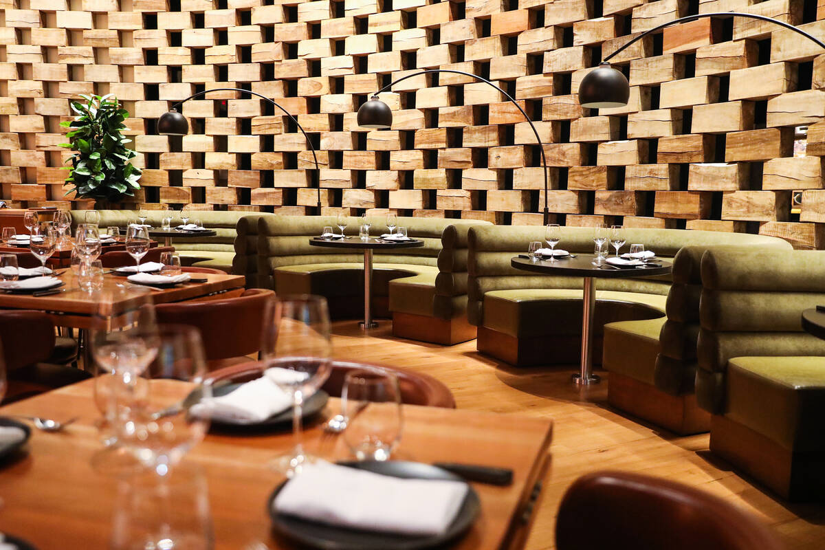 Michael Mina’s StripSteak at Mandalay Bay in Las Vegas, Wednesday, Jan. 4, 2023. (Rachel ...