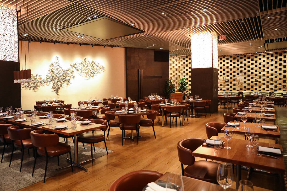 Michael Mina’s StripSteak at Mandalay Bay in Las Vegas, Wednesday, Jan. 4, 2023. (Rachel ...