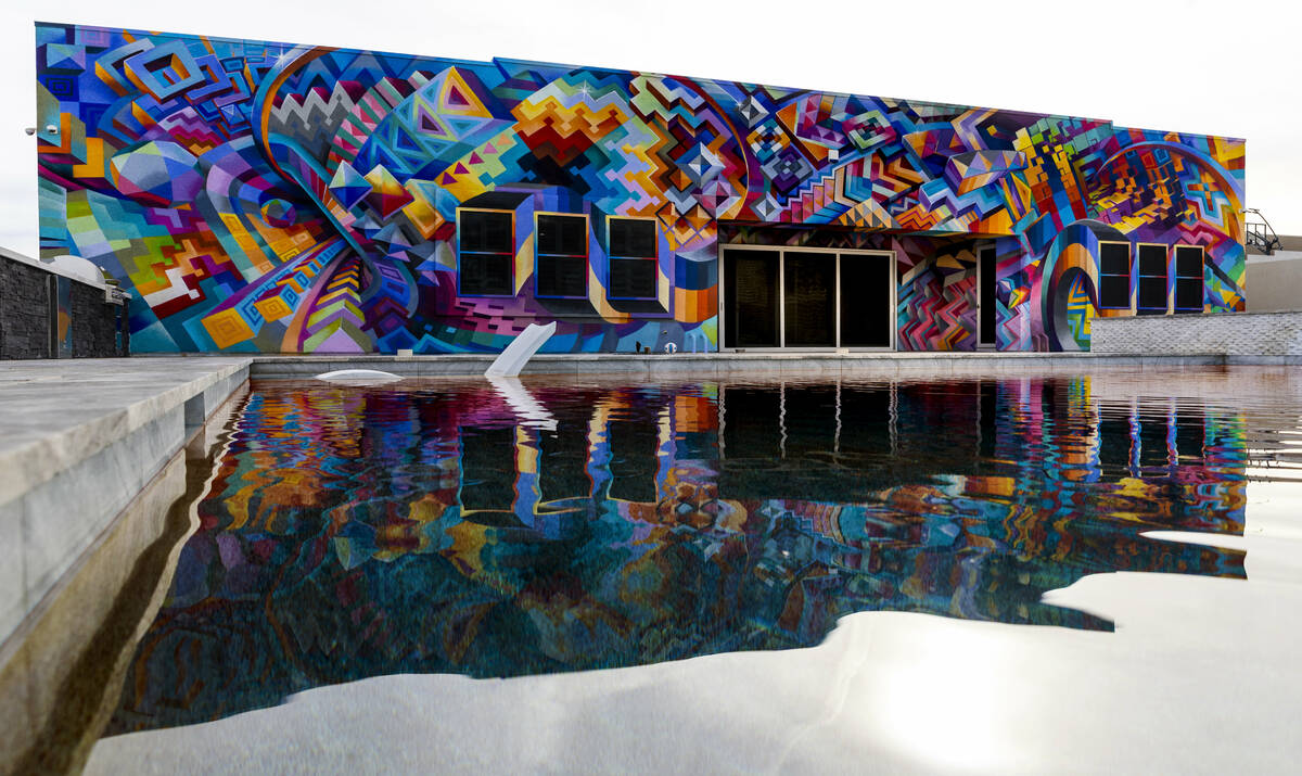 Marketing CEO Brandon Bowsky owns a home that he had a mural painted on its east and north faci ...