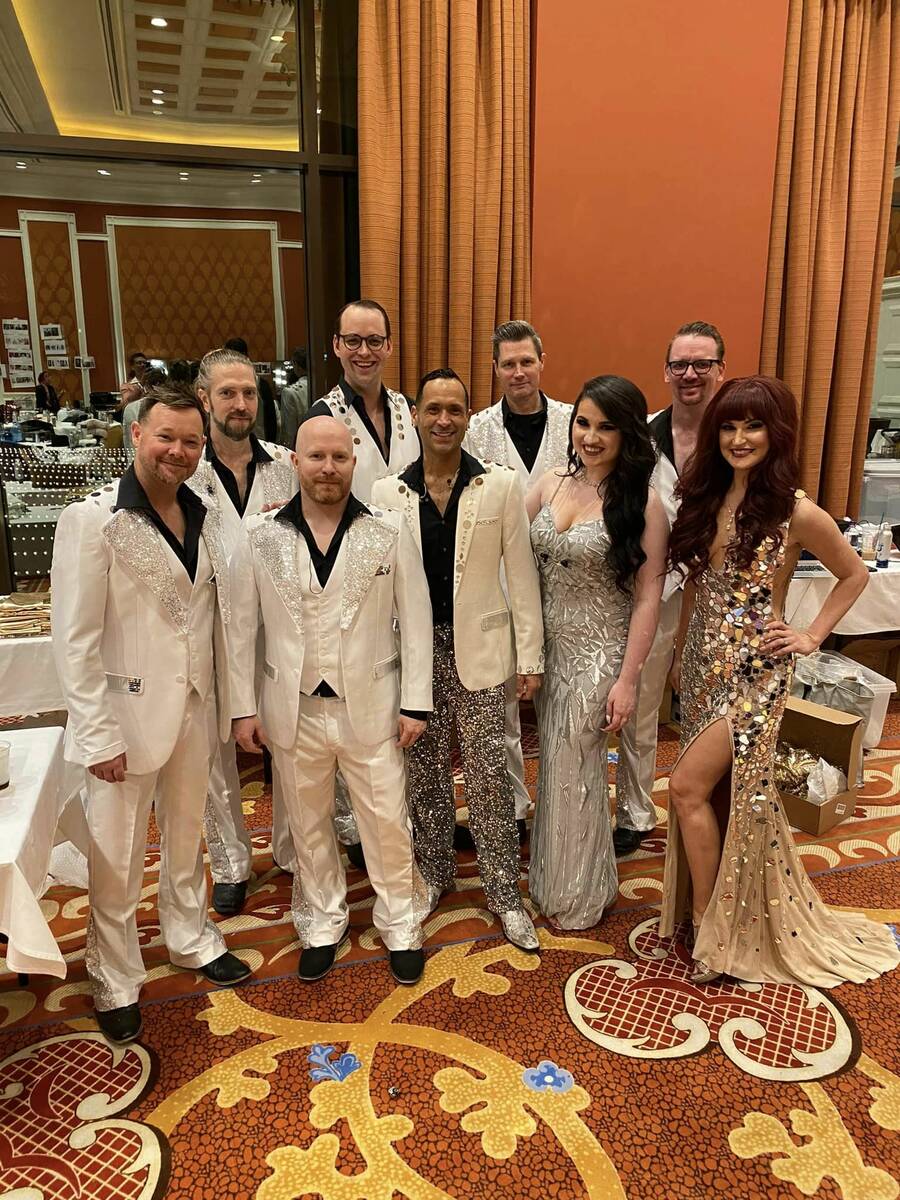 Live Music Society, aka LMS, is shown at Wynn Las Vegas, where the Vegas band opened for Janet ...