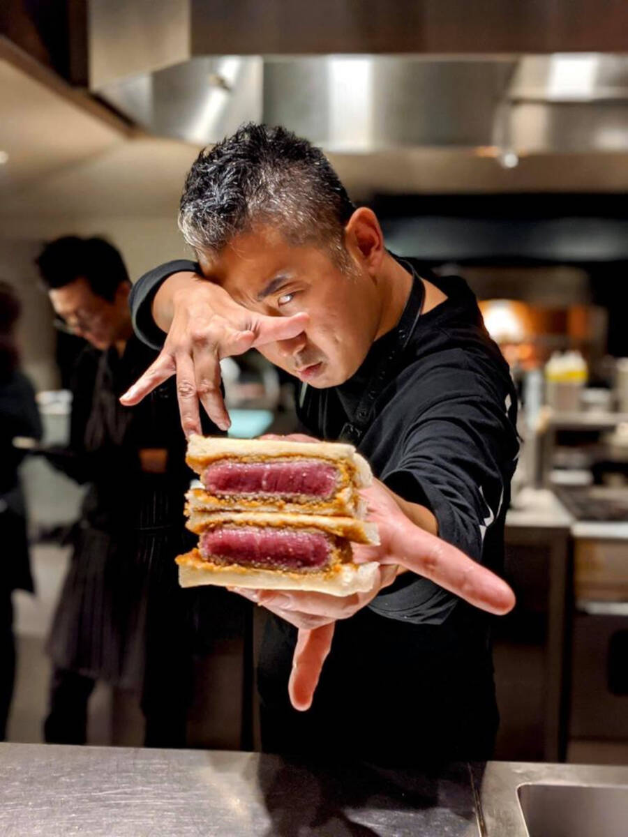 Chef Hisato Hamada, co-founder of Wagyumafia, is hosting a dinner on Jan. 24, 2023, at Aria Res ...