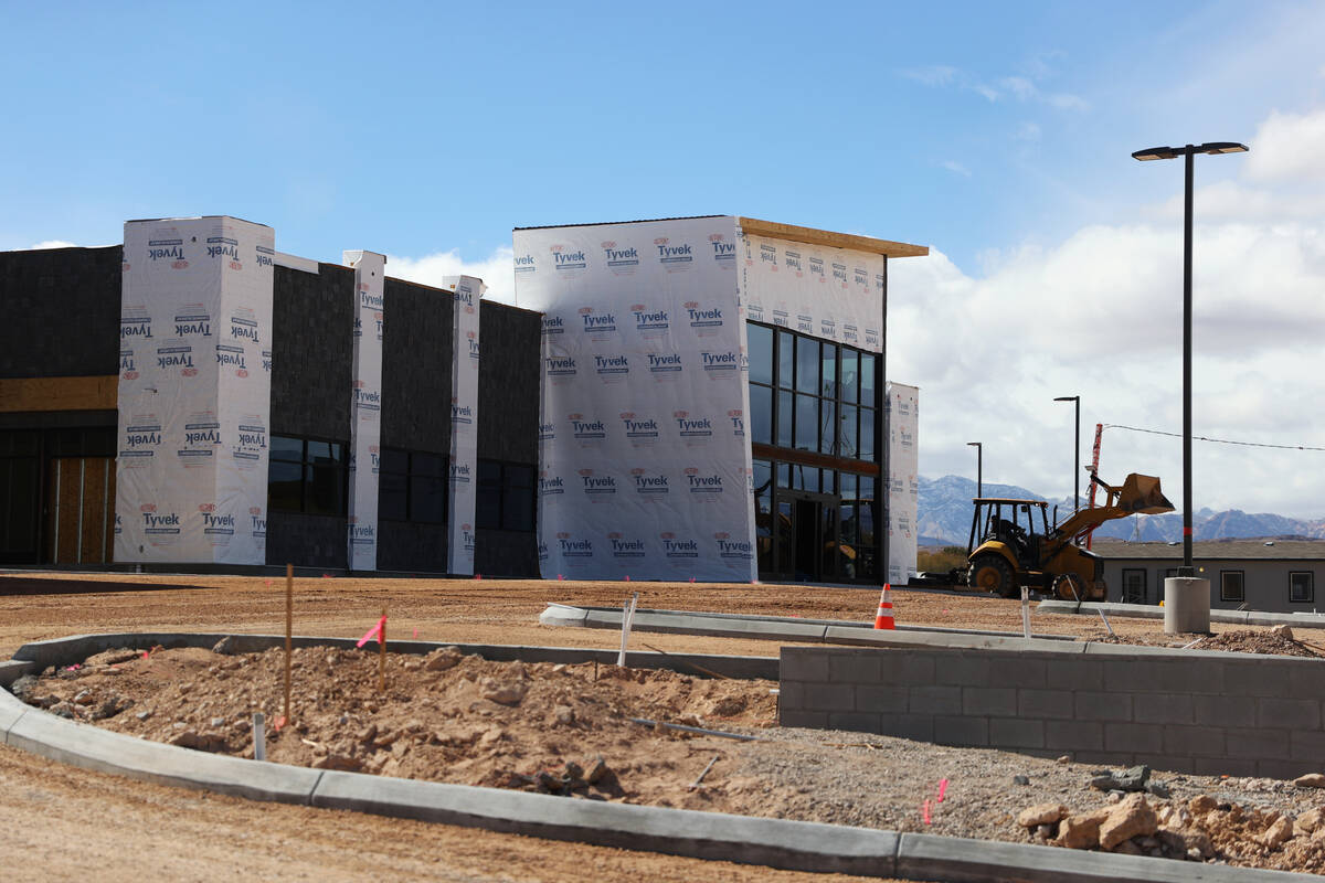 The construction site of the future Zippy's restaurant at Badura Avenue and Montessouri Street ...